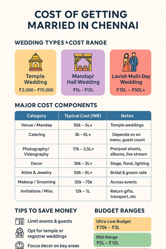 True Cost of Getting Married in Chennai
