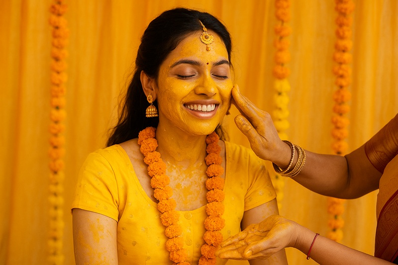Haldi Paste bride Guide