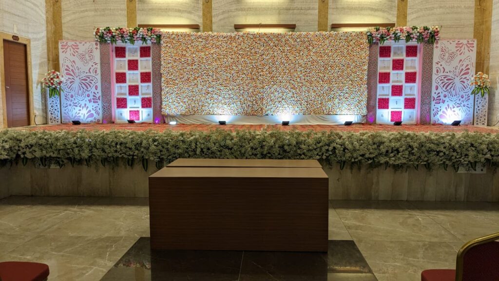 Sri Ganesh Mahal wedding stage Decoration Pondicherry