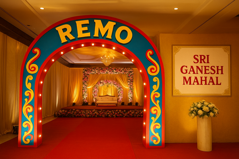 wedding reception sri ganesh mahal