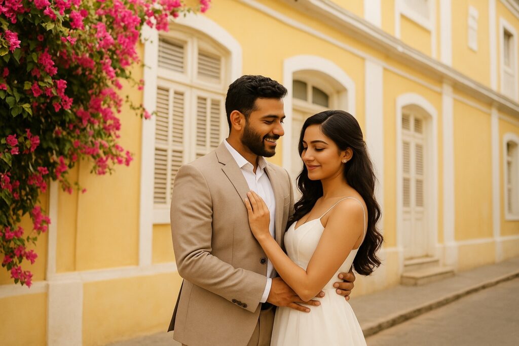 pre wedding photoshoot places pondicherry