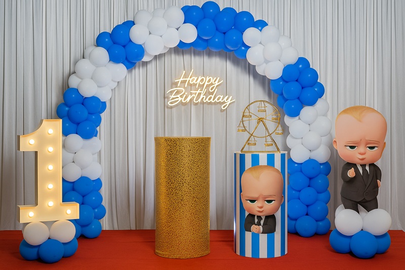 pranav mithran 1st bithday decoration