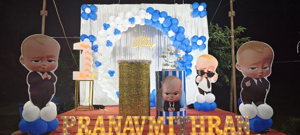 birthday decoration andappattu tindivanam